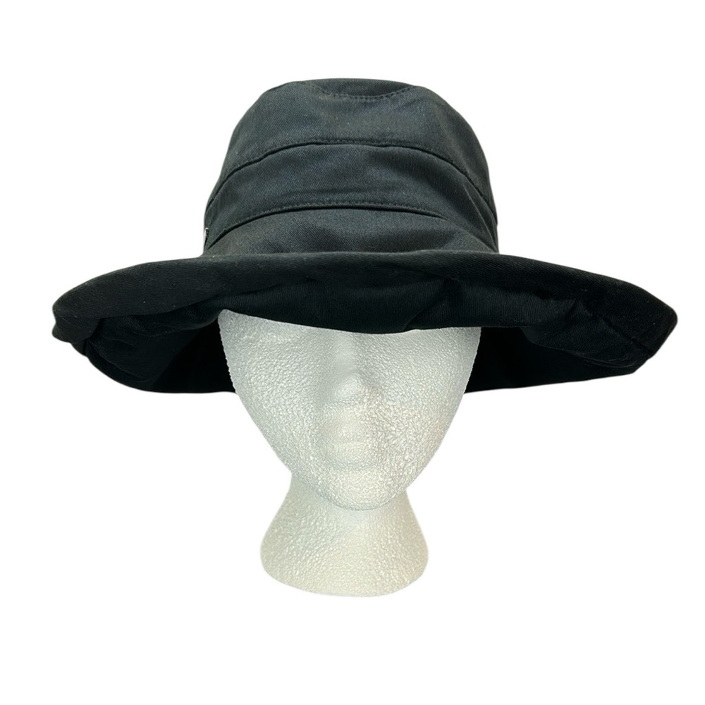 Panama‎ Jack Black Sun Adjustable Wide Brim Hat O/S Bucket Beach Fishing Hiking